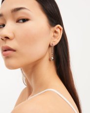 画像3: JUSTINE CLENQUET  ジュスティーヌクランケ  Ali earrings　silver ピアス (3)