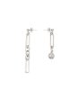 画像1: JUSTINE CLENQUET  ジュスティーヌクランケ  Ali earrings　silver ピアス (1)