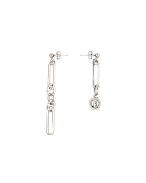 画像1: JUSTINE CLENQUET  ジュスティーヌクランケ  Ali earrings　silver ピアス (1)