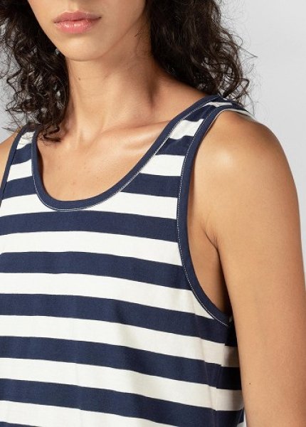 画像4: OSKLEN WOMEN'S オスクレン  ボーダー ノースリーブ (4)