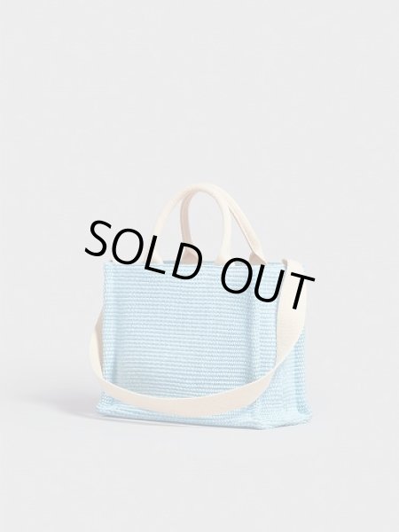 画像3: MARNI マルニ　ライトブルー　スモールトートバッグ  (3)