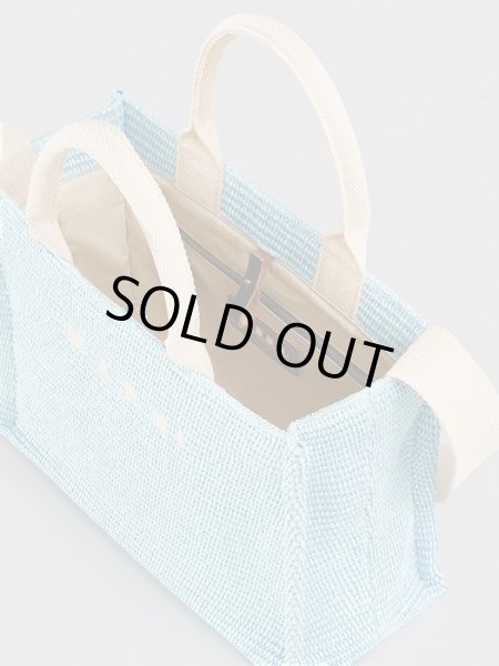 画像4: MARNI マルニ　ライトブルー　スモールトートバッグ  (4)