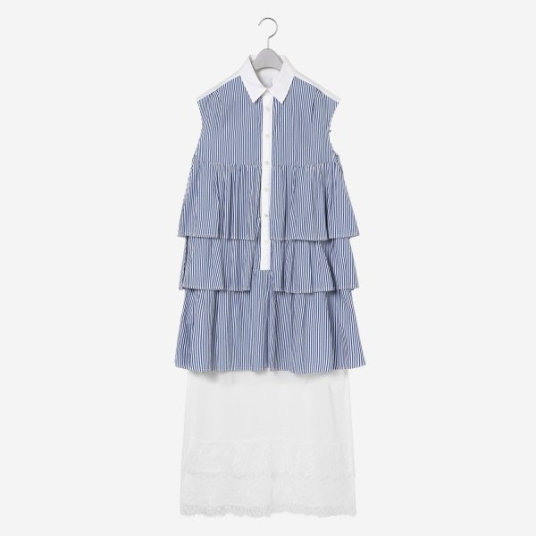 画像1: th products TARO HORIUCHI (WOMEN'S)  Volume Layered Dress ボリュームレイヤードワンピース (1)