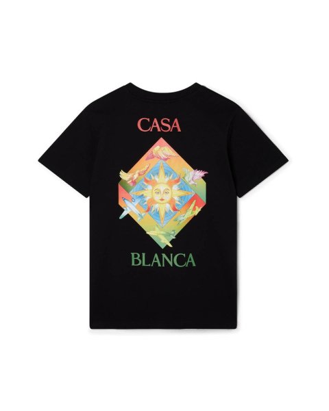 画像1: CASABLANCA カサブランカ Les Elements T-Shirt プリントTシャツ (1)