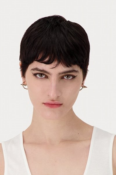 画像2: JUSTINE CLENQUET  ジュスティーヌクランケ  ROSE gold earrings ピアス  (2)