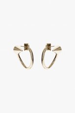 画像1: JUSTINE CLENQUET 　ジュスティーヌクランケ  ROSE gold earrings ピアス  (1)