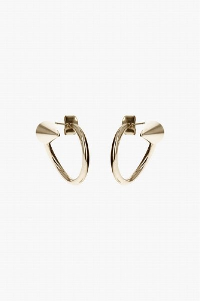 画像1: JUSTINE CLENQUET 　ジュスティーヌクランケ  ROSE gold earrings ピアス  (1)