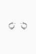 画像1: JUSTINE CLENQUET 　ジュスティーヌクランケ  CARRIE silver earringsピアス  (1)