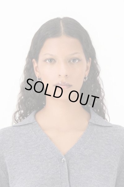 画像2: JUSTINE CLENQUET 　ジュスティーヌクランケ  CARRIE silver earringsピアス  (2)