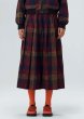画像1: OSKLEN WOMEN'S オスクレン　CHECK SKIRT 巻きスカート (1)