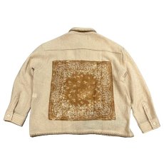 画像6: destin デスティン BEIGE WOOL AND CASHMERE AVILA SHIRT シャツ (6)