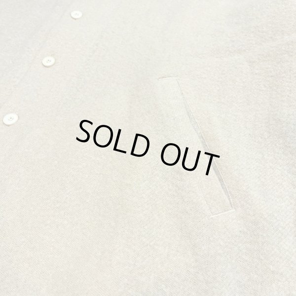 画像3: destin デスティン BEIGE WOOL AND CASHMERE AVILA SHIRT シャツ (3)