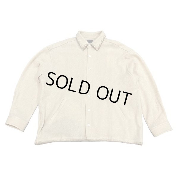 画像1: destin デスティン BEIGE WOOL AND CASHMERE AVILA SHIRT シャツ (1)