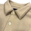 画像2: destin デスティン BEIGE WOOL AND CASHMERE AVILA SHIRT シャツ (2)