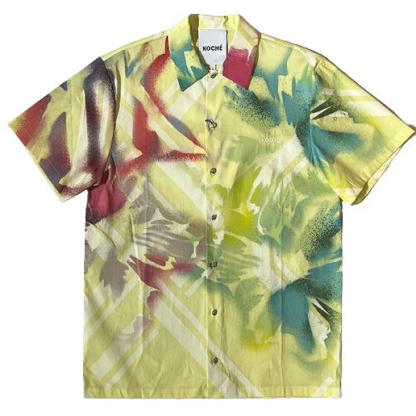 画像1: KOCHÉ　コシェ 　abstract-print short-sleeve shirt　シャツ (1)
