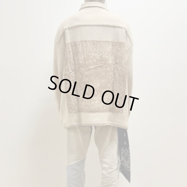 画像10: destin デスティン BEIGE WOOL AND CASHMERE AVILA SHIRT シャツ (10)