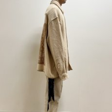 画像11: destin デスティン BEIGE WOOL AND CASHMERE AVILA SHIRT シャツ (11)