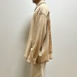 画像9: destin デスティン BEIGE WOOL AND CASHMERE AVILA SHIRT シャツ (9)