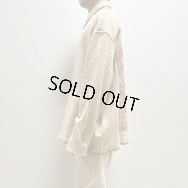 画像9: destin デスティン BEIGE WOOL AND CASHMERE AVILA SHIRT シャツ (9)