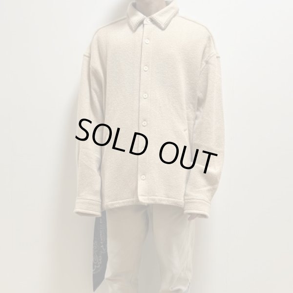 画像8: destin デスティン BEIGE WOOL AND CASHMERE AVILA SHIRT シャツ (8)