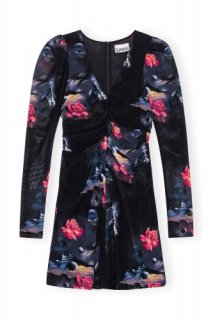 GANNI ガニー Polka-Dot Satin Corset Blouse 正規取扱い店舗