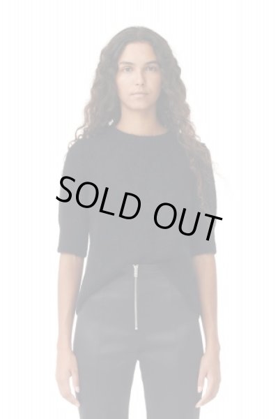 画像6: GANNI ガニー  BLACK DOUBLE SATIN FLARED TROUSERS ブラック ダブル サテン フレア トラウザーズ (6)