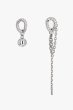 画像1: JUSTINE CLENQUET 　ジュスティーヌクランケ 　GORDON2　 earring  silver　ピアス (1)