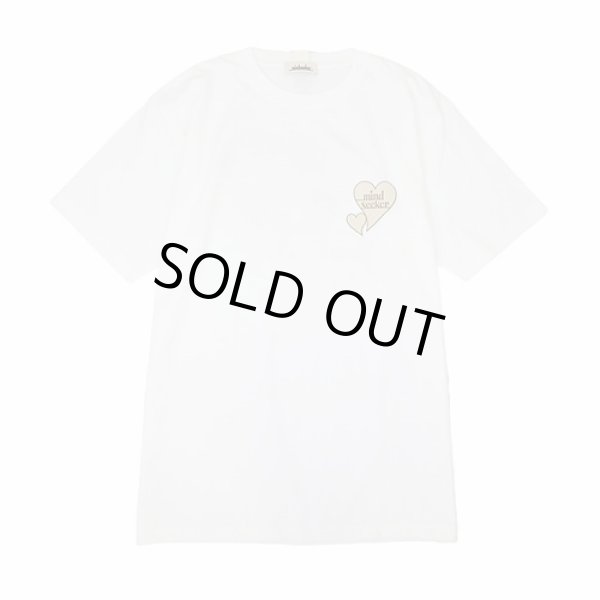 画像1: mindseeker WHITE HEART LOGO TEE / WHITE (1)