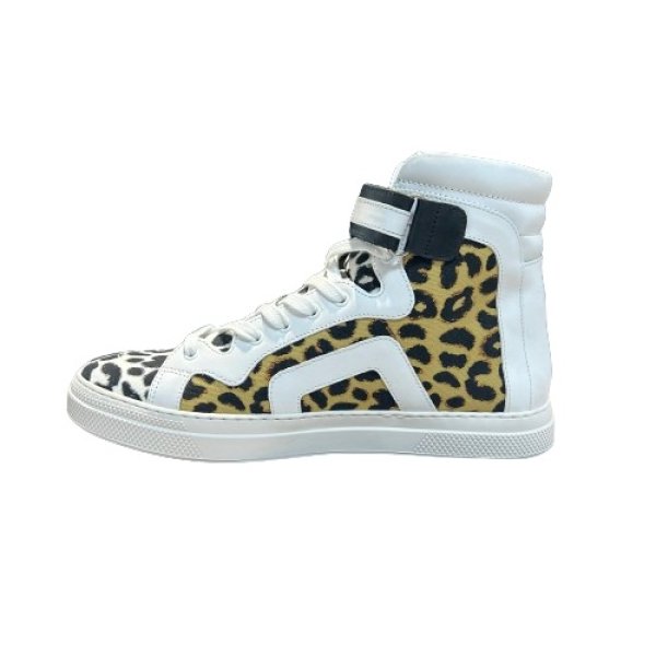 画像3: PIERRE HARDY MEN'S  112  TOP SNEAKERS (LEOPARD) (3)