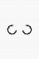 画像1: JUSTINE CLENQUET 　ジュスティーヌクランケ 　HIRSCH2 BLACK ピアス (1)