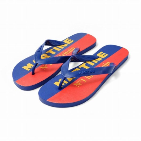 画像1: MARTINE ROSE　FLIP FLOPS in RED MULTI (1)