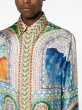 画像3: CASABLANCA カサブランカ Mosaic De Damas Silk Shirt (3)