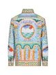 画像2: CASABLANCA カサブランカ Mosaic De Damas Silk Shirt (2)