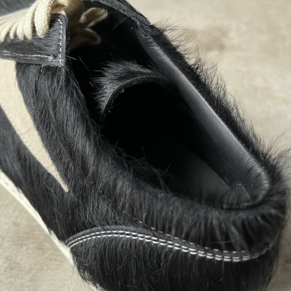 画像6: RICK OWENS VINTAGE SNEAKS UNSHAVED COW LEATHER (6)