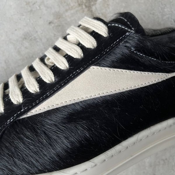 画像3: RICK OWENS VINTAGE SNEAKS UNSHAVED COW LEATHER (3)