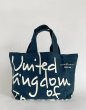 画像1: OSKLEN オスクレン UKI BAG トートバッグ(NAVY) (1)