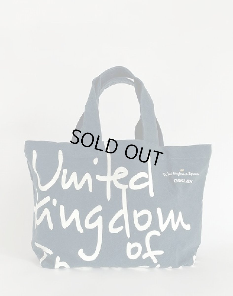 画像1: OSKLEN オスクレン UKI BAG トートバッグ(NAVY) (1)