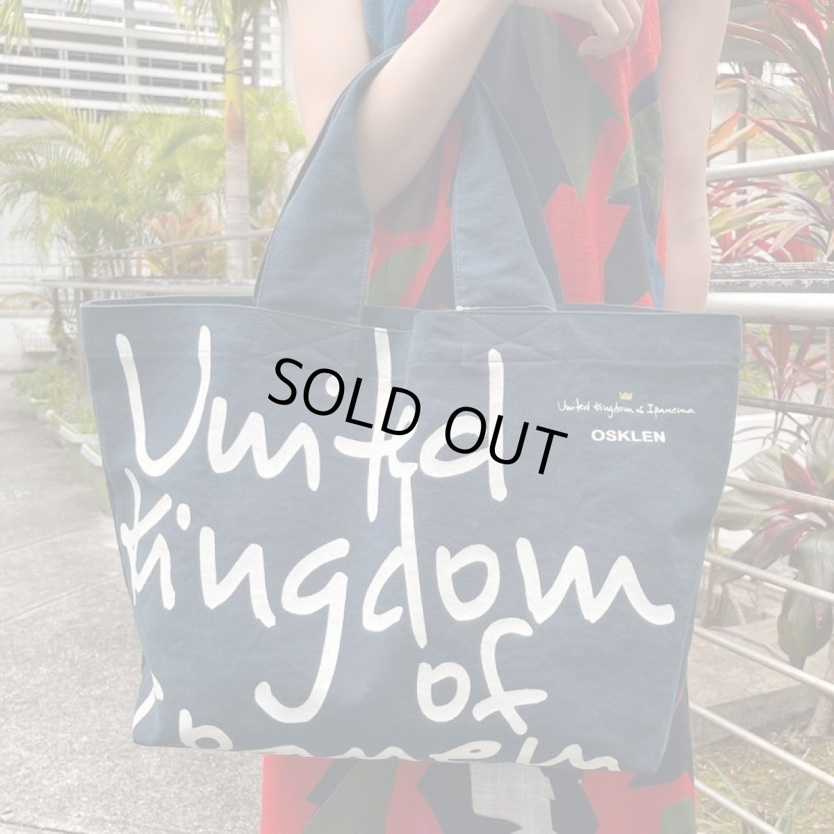 画像4: OSKLEN オスクレン UKI BAG トートバッグ(NAVY) (4)
