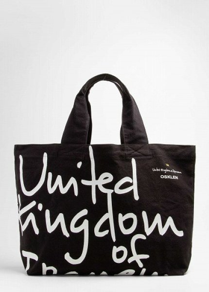 画像1: OSKLEN オスクレン UKI BAG トートバッグ(BLACK) (1)