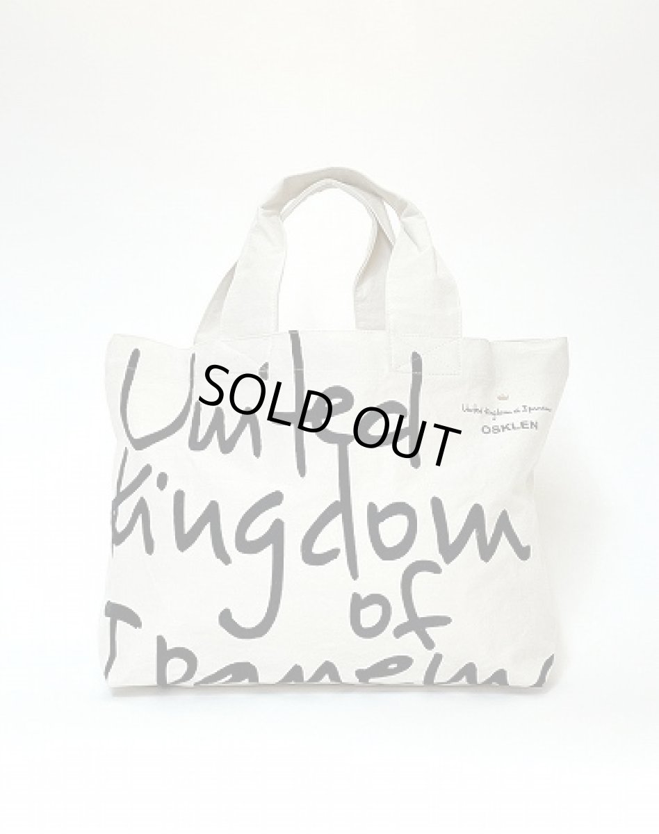 画像1: OSKLEN オスクレン UKI BAG トートバッグ(WHITE) (1)