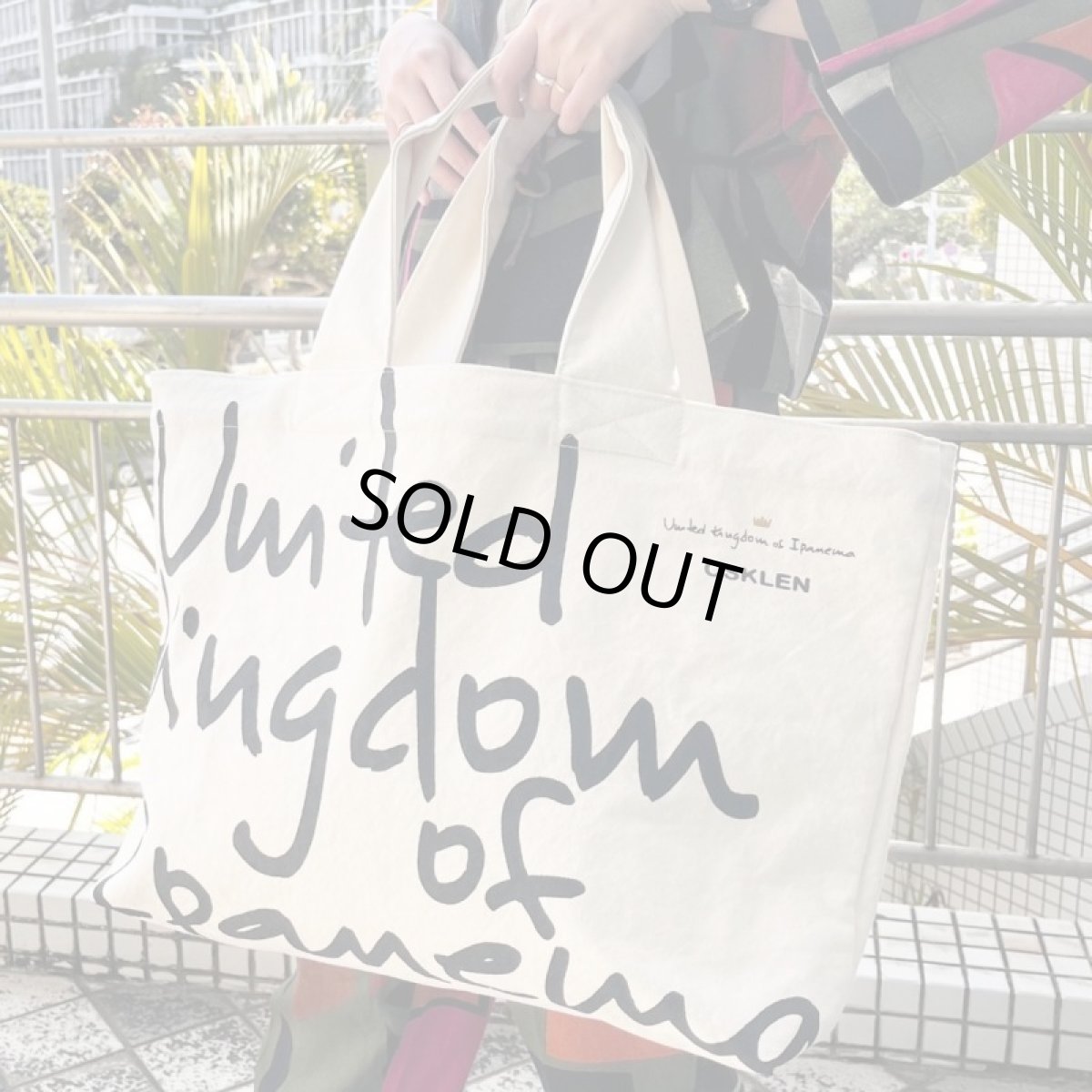 画像3: OSKLEN オスクレン UKI BAG トートバッグ(WHITE) (3)