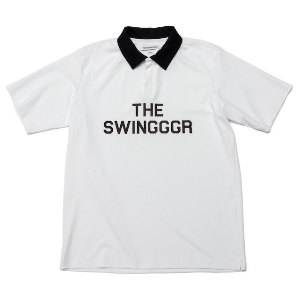 画像1: THE SWINGGGR　TWO TONE POLO-B (1)