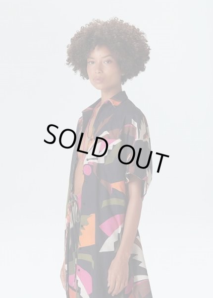 画像3: OSKLEN WOMEN'S Palm Tree Short Chemise-dress (3)