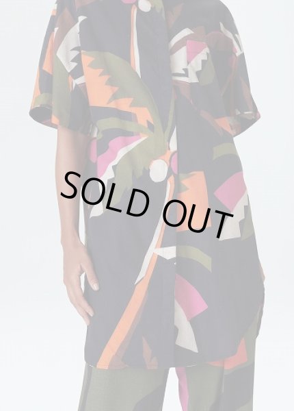 画像6: OSKLEN WOMEN'S Palm Tree Short Chemise-dress (6)