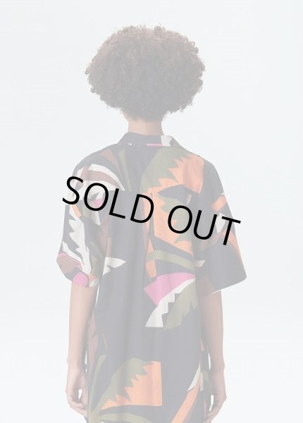 画像2: OSKLEN WOMEN'S Palm Tree Short Chemise-dress (2)