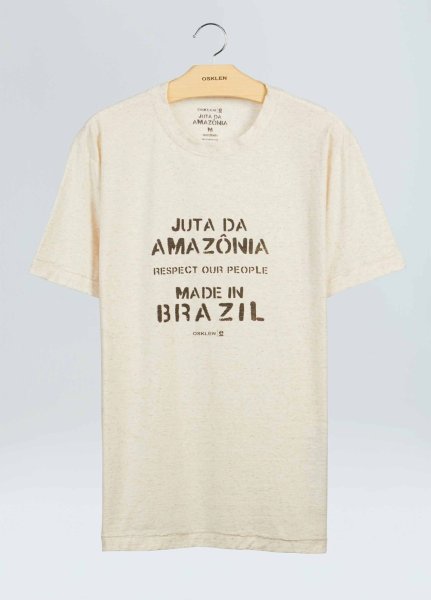 画像1: OSKLEN MEN'S オスクレン　T-shirt juta made in brazil mc (1)