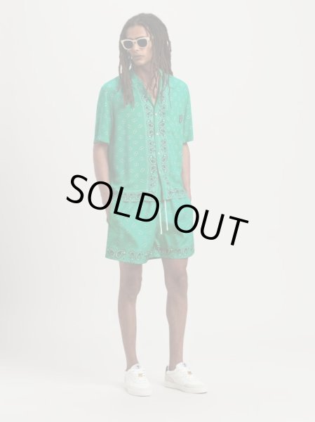 画像2: Palm Angels  PAISLEY BOWLING SHIRT シャツ (2)