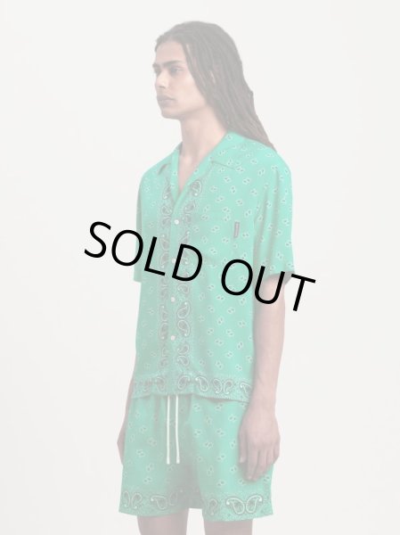 画像5: Palm Angels  PAISLEY BOWLING SHIRT シャツ (5)