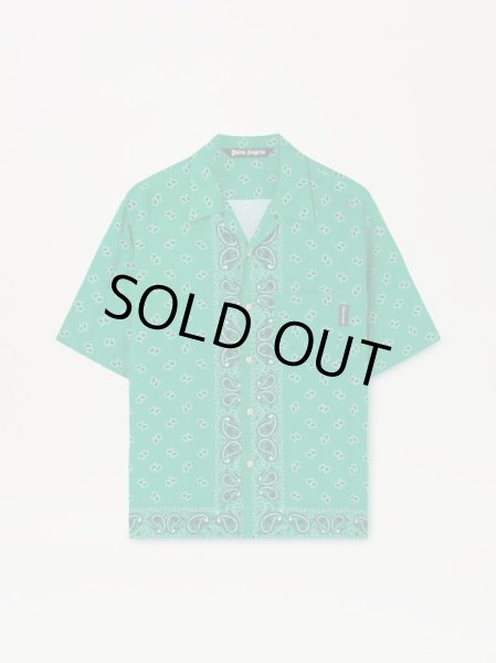 画像1: Palm Angels  PAISLEY BOWLING SHIRT シャツ (1)