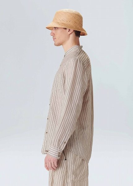 画像3: OSKLEN MEN'S オスクレン Batte light hemp ml シャツ (3)